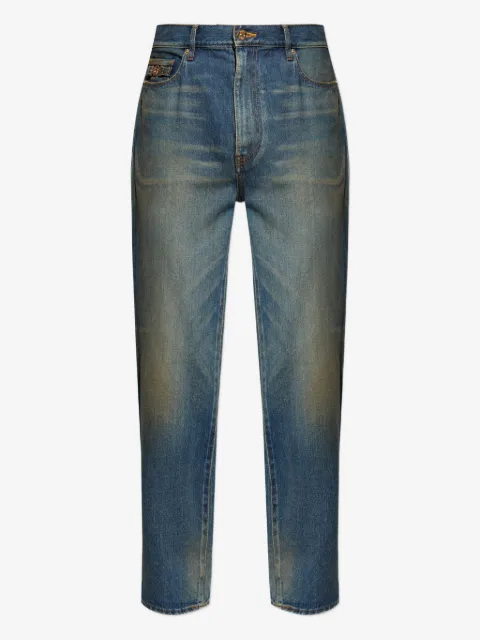 Versace jeans con placa del logo