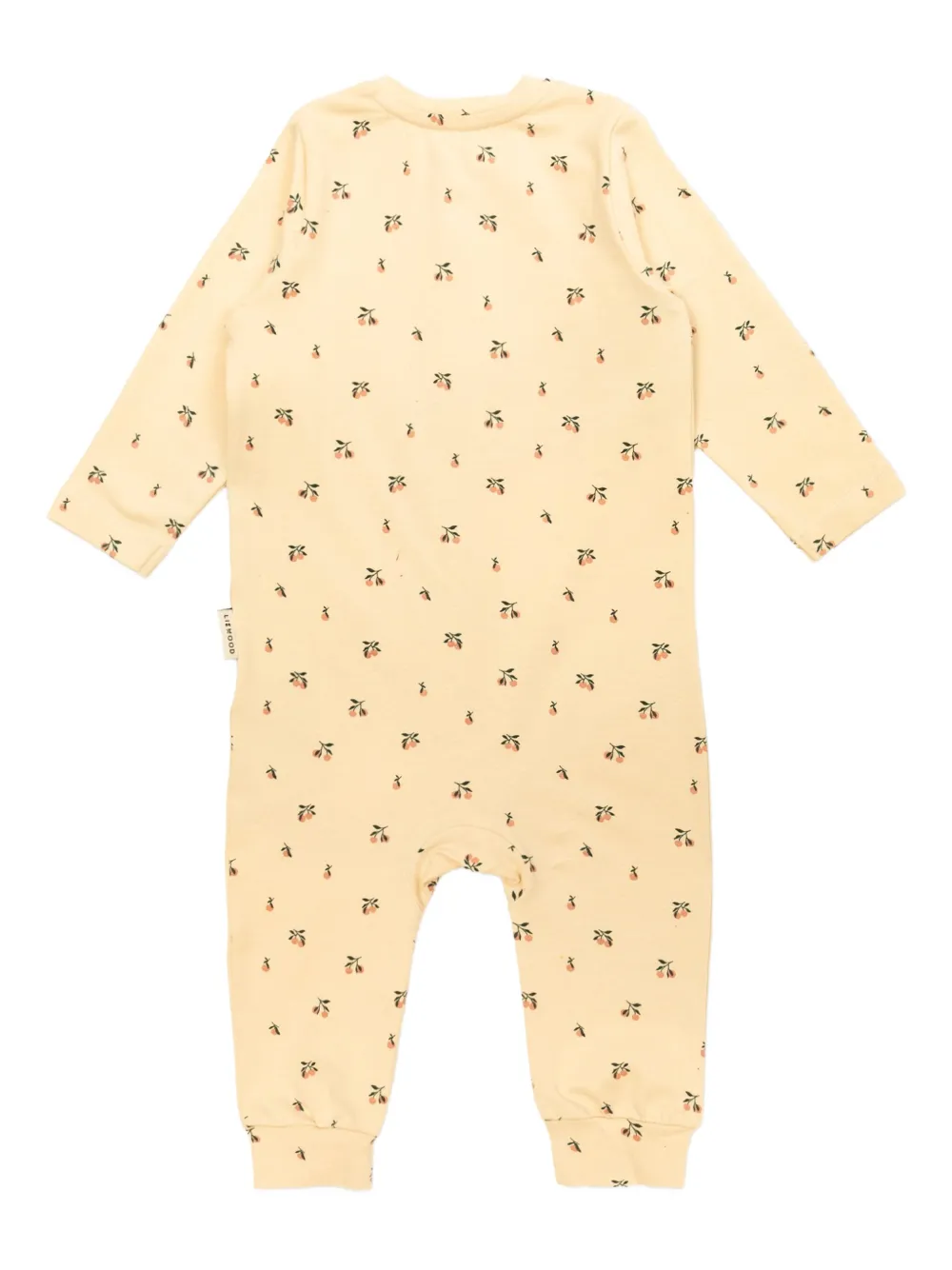 Liewood Birk peach-print romper - Beige