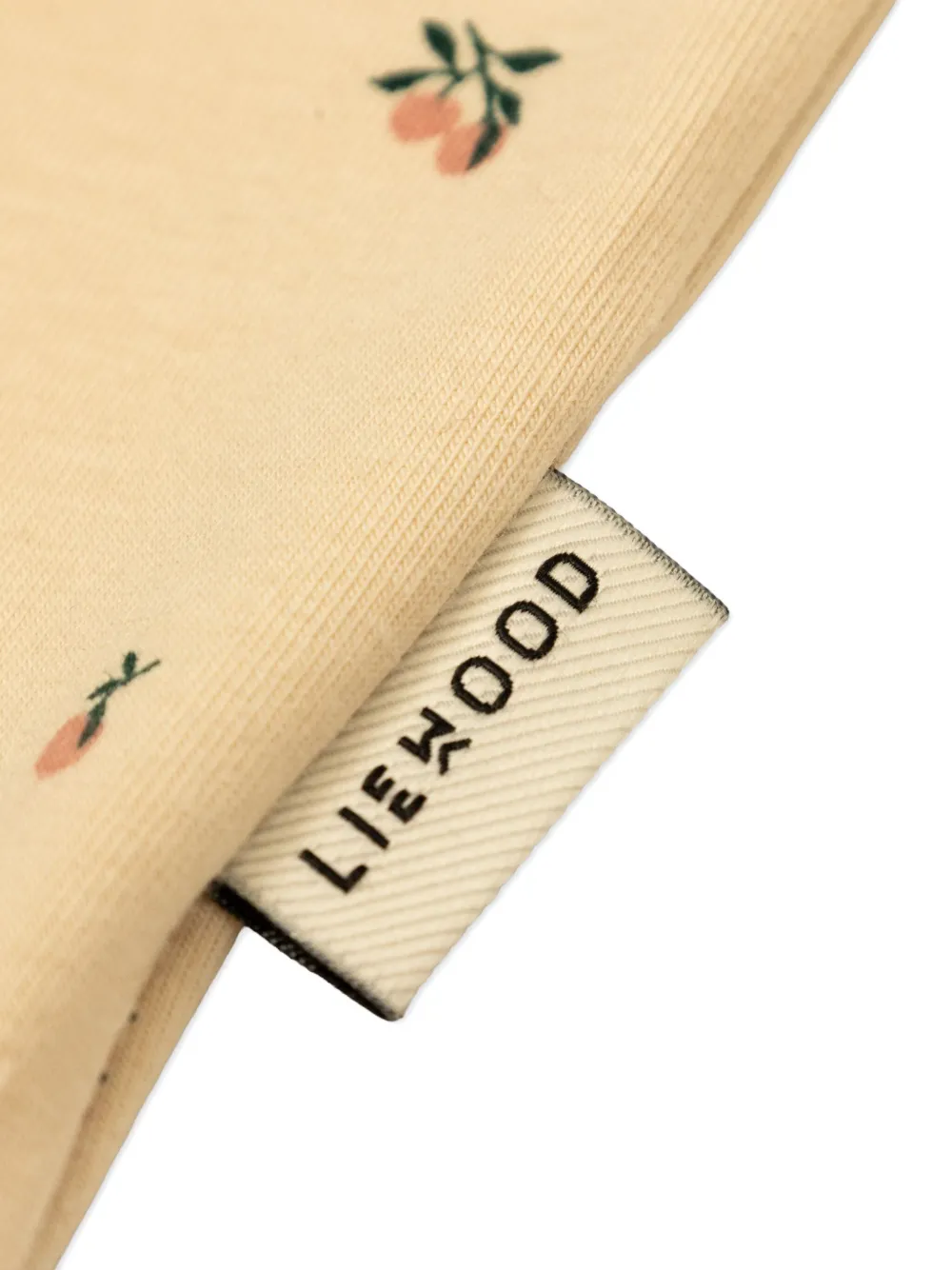 Liewood Birk romper met perzikprint Beige