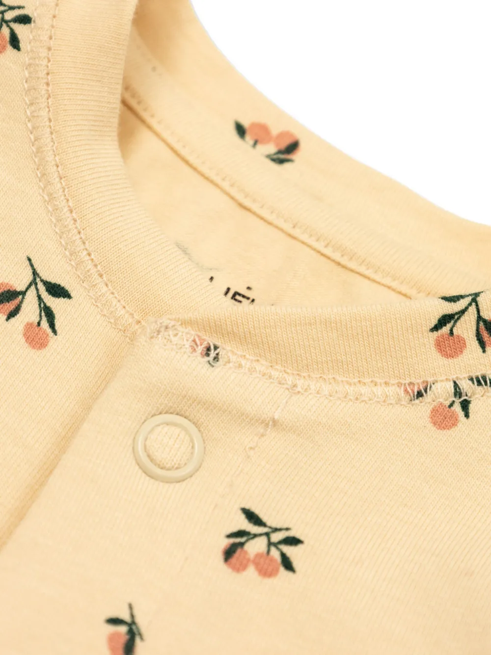 Liewood Birk romper met perzikprint Beige