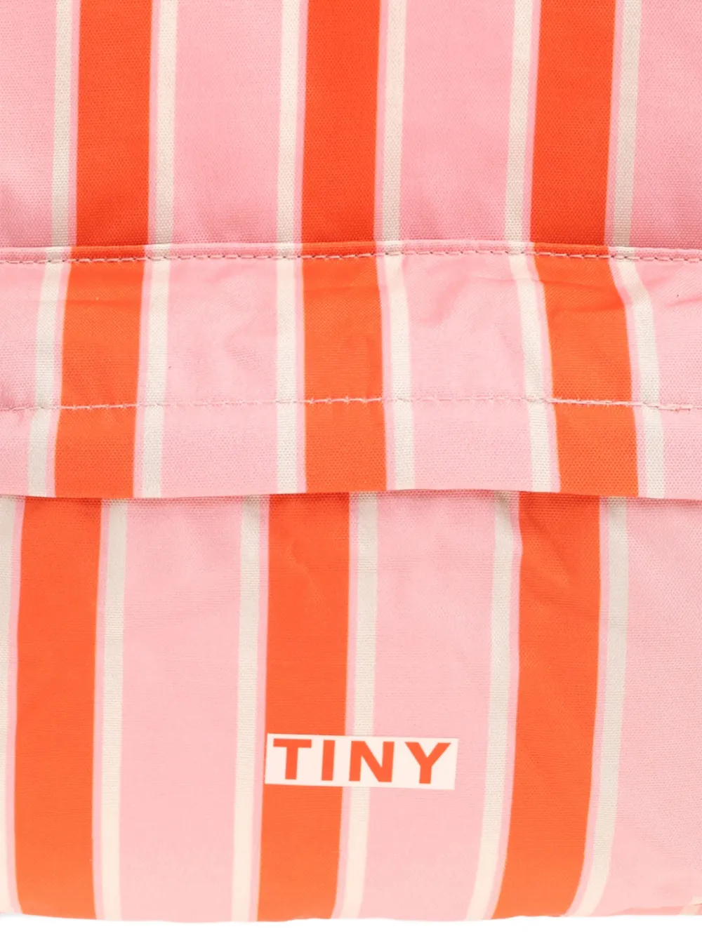 Tiny Cottons Gestreepte katoenen rugzak Roze