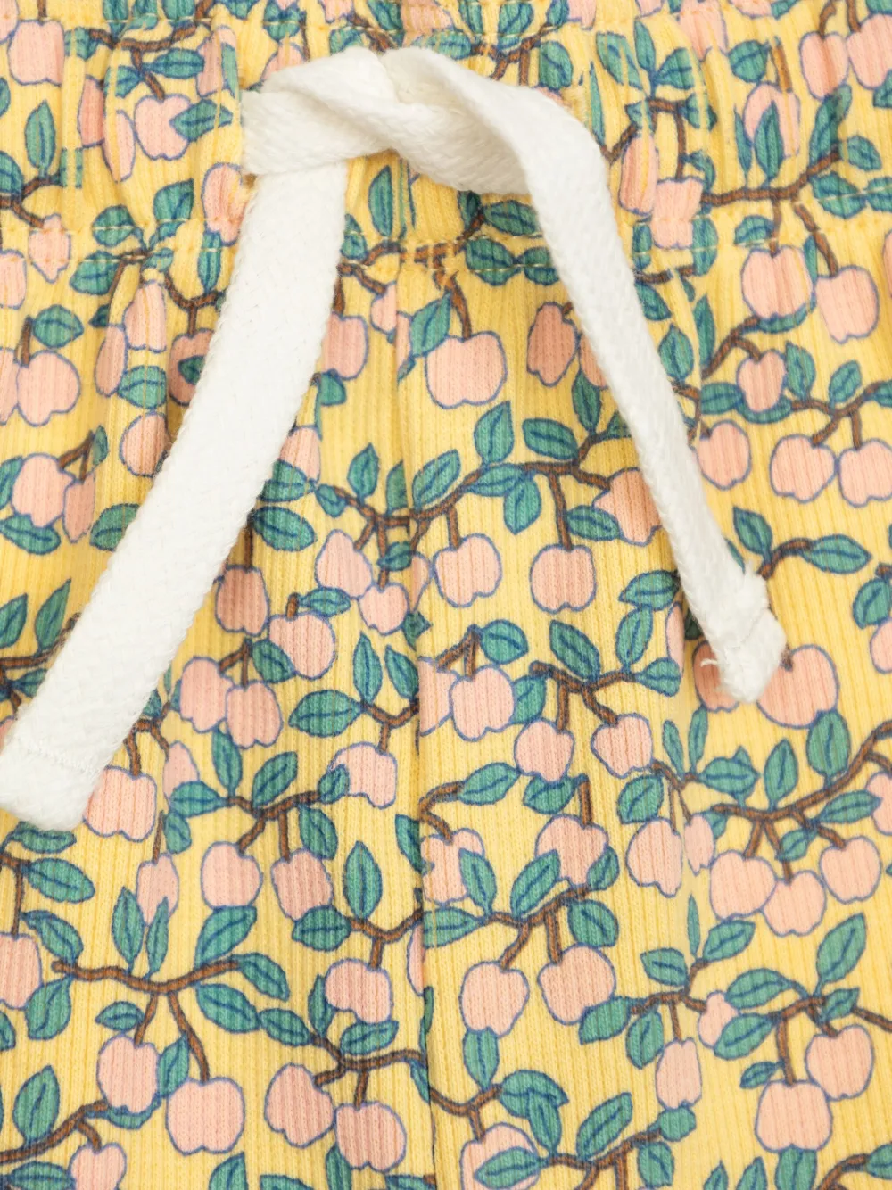 MINI APPLES PRINTED DRAWSTRING TROUSERS