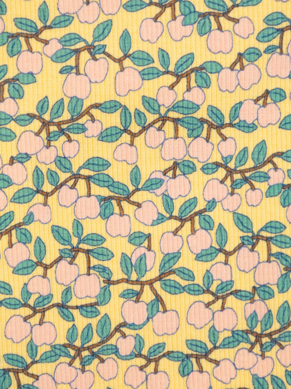 MINI APPLES PRINTED DRAWSTRING TROUSERS