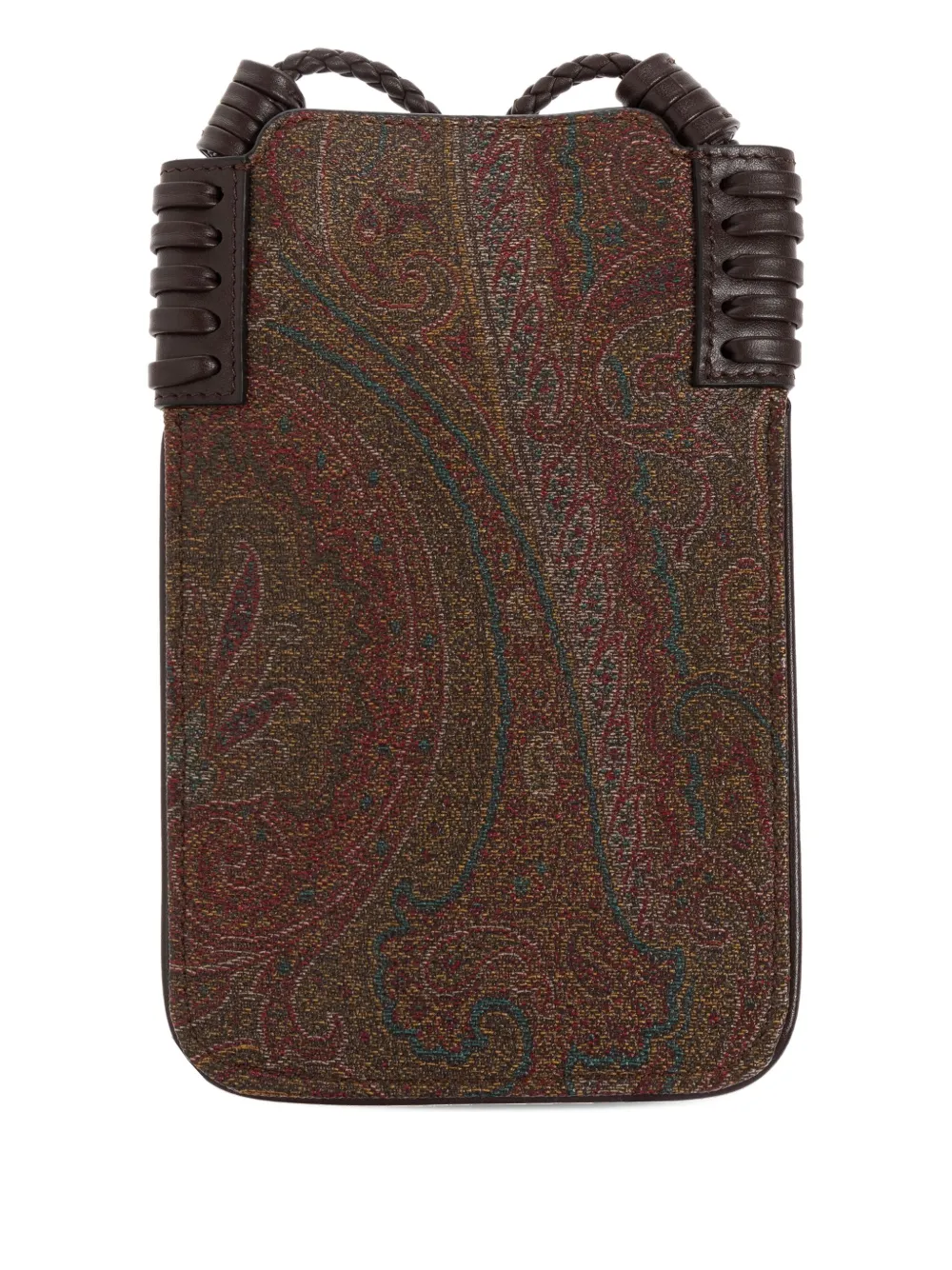 ETRO Telefoontas met paisley-print Bruin
