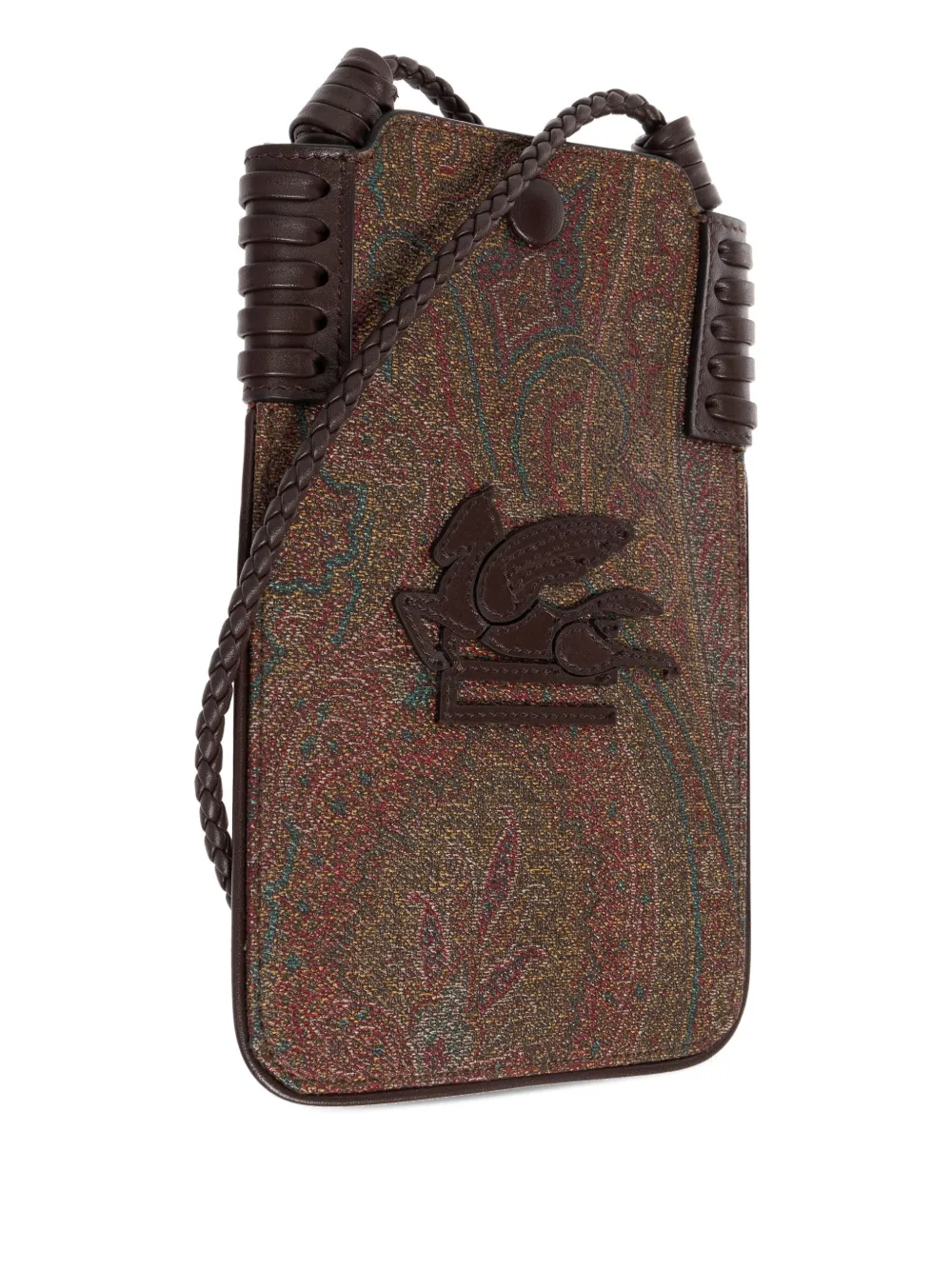 ETRO Telefoontas met paisley-print Bruin