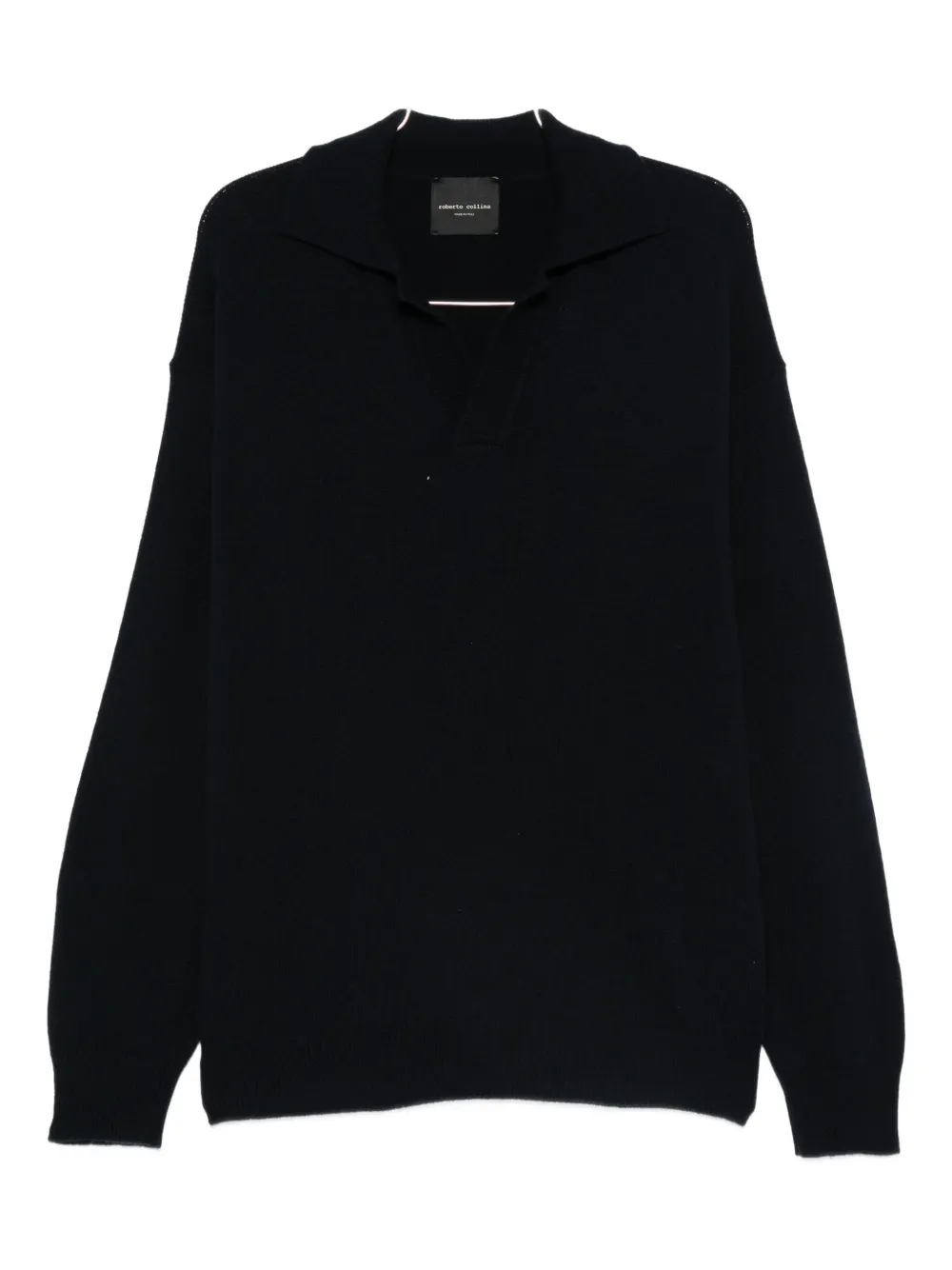 Roberto Collina cashmere-blend polo shirt | Blue | Image 1