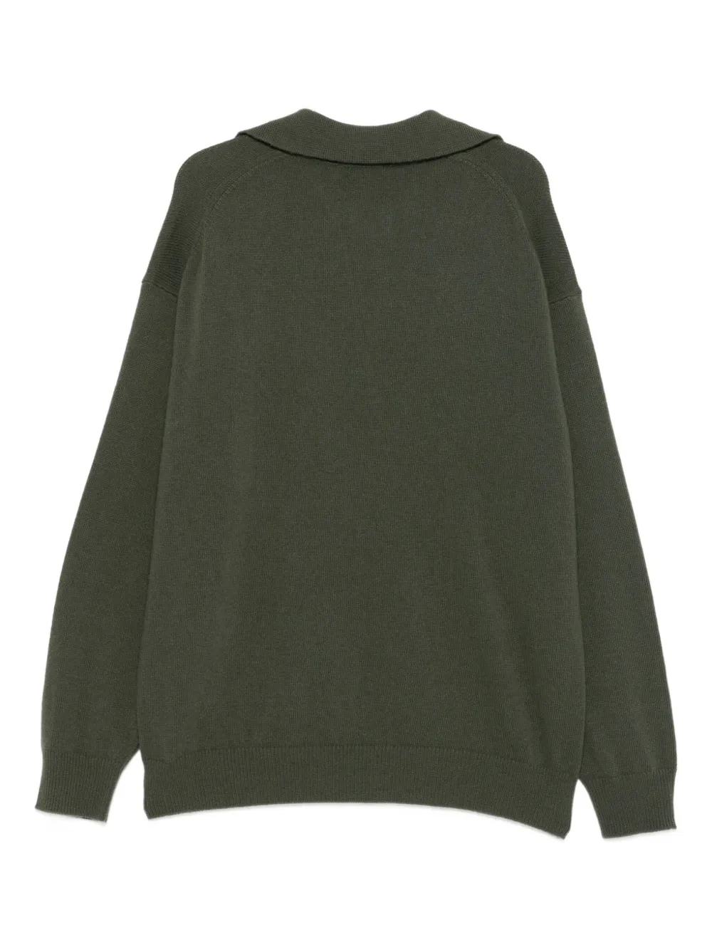 Roberto Collina cashmere-blend polo shirt - Groen