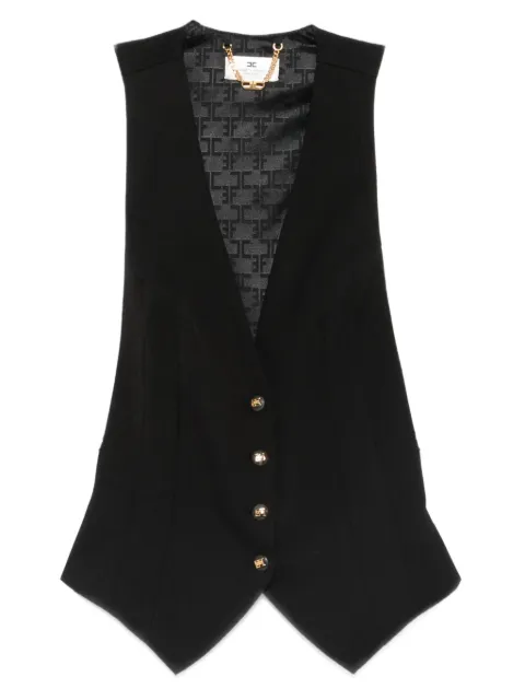 Elisabetta Franchi button-fastening waistcoat