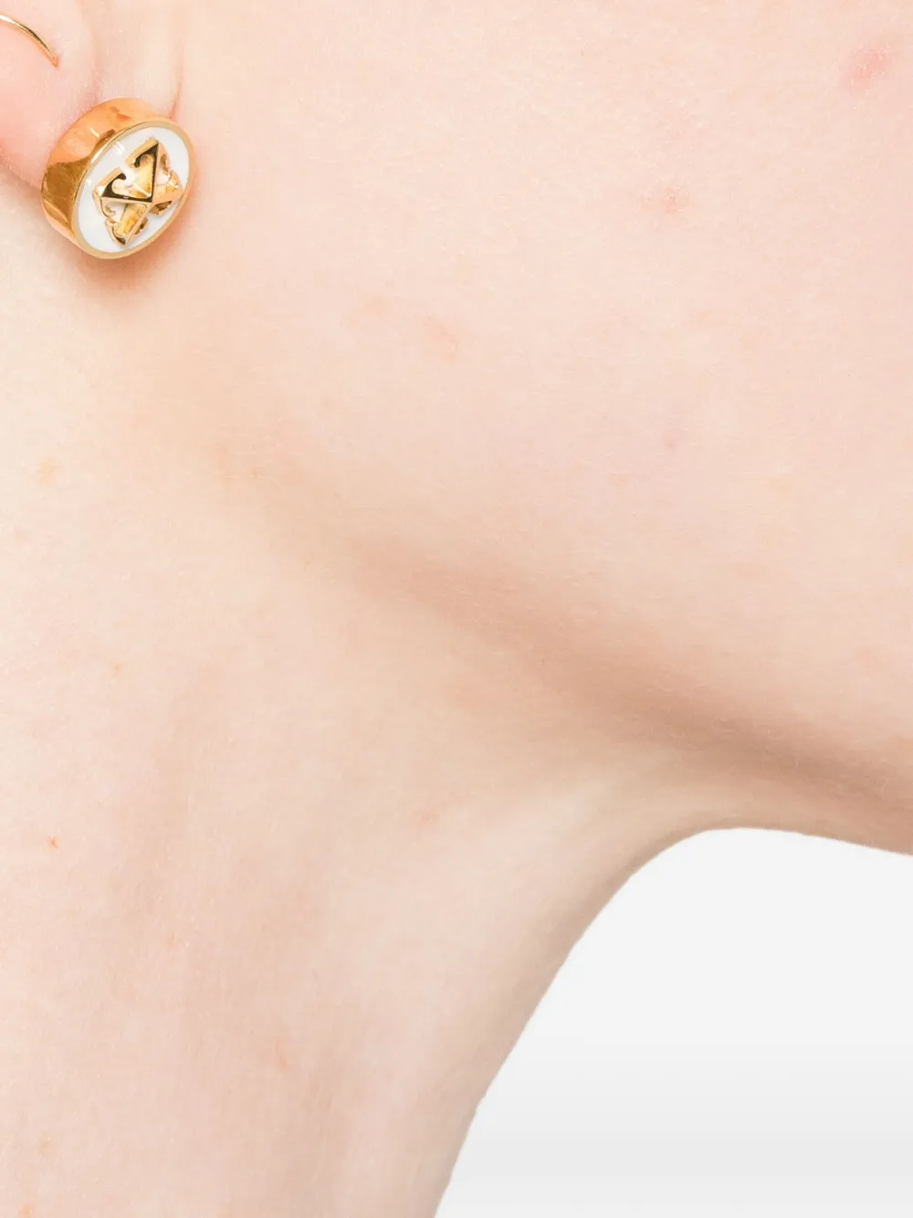 Off-White Arrow earrings - Goud