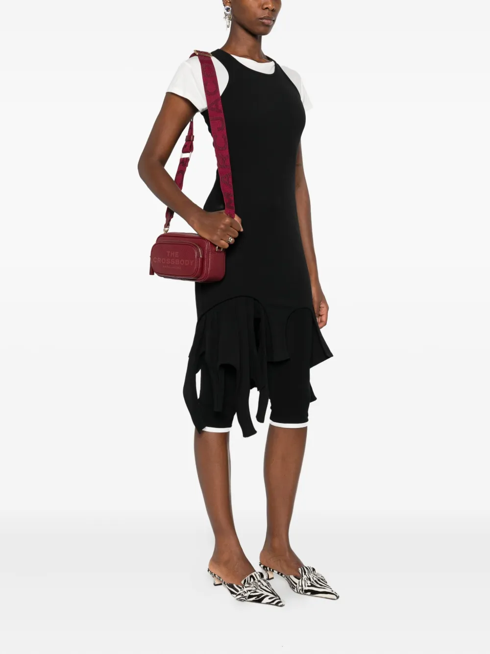 Marc Jacobs The Crossbody leren tas Rood