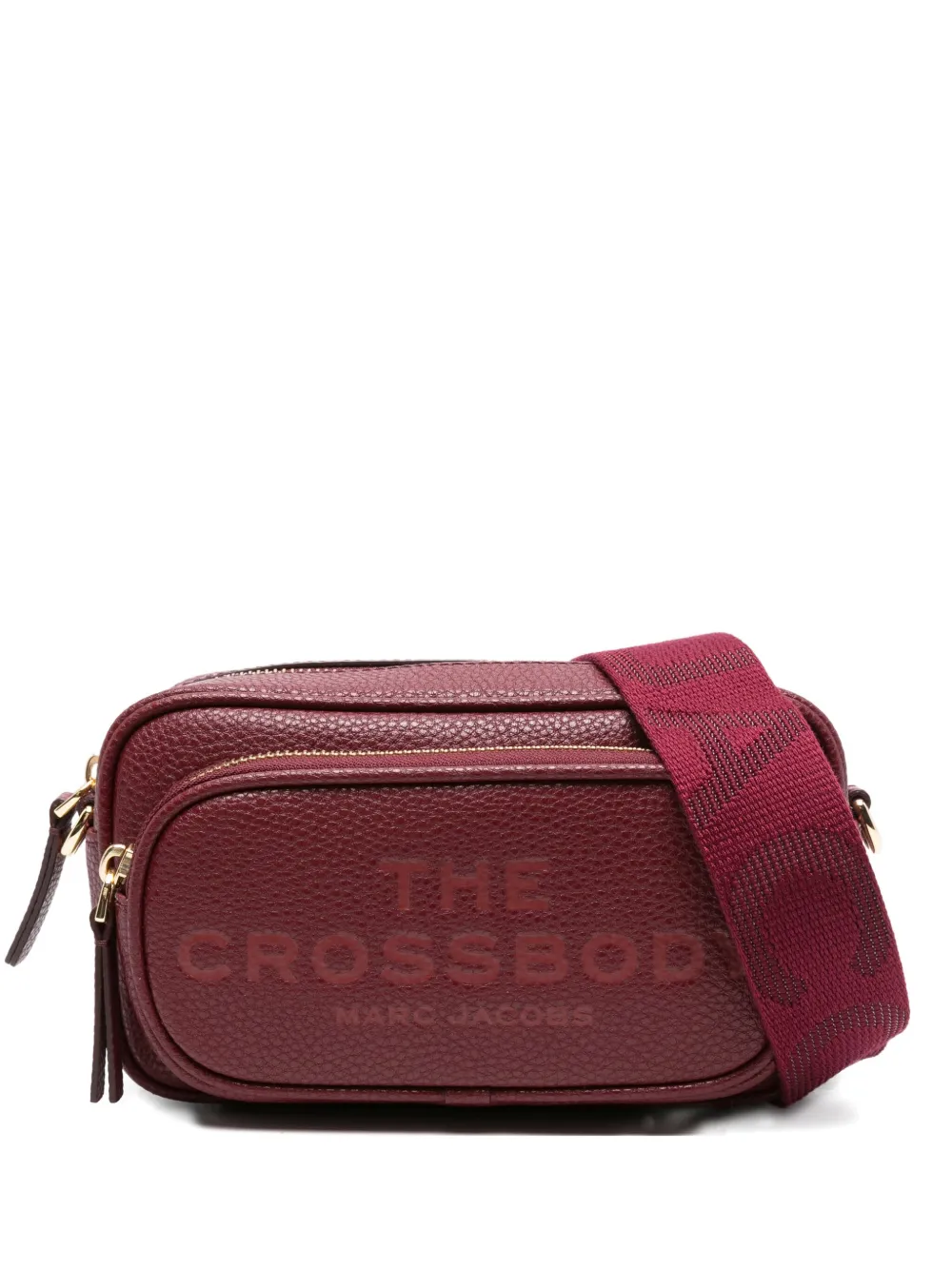 Marc Jacobs The Crossbody Tote Leather Bag Cherry Color In Red