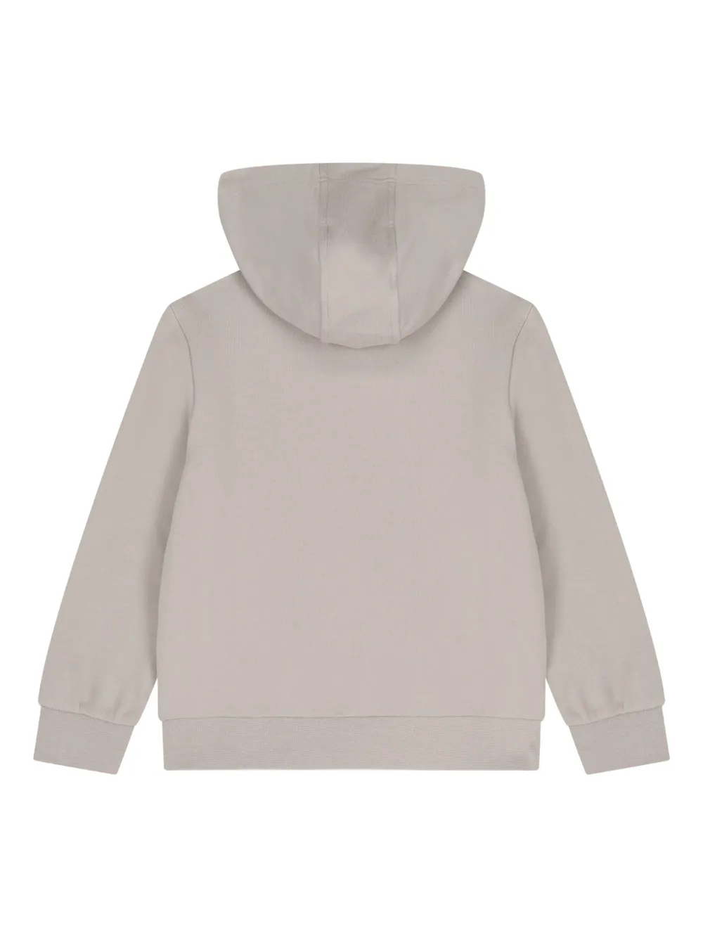 Emporio Armani Kids logo-print hooded sweatshirt Grijs