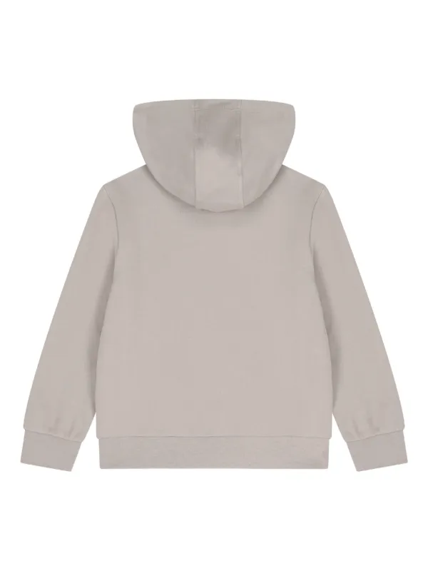 Emporio Armani Kids logo-print Hooded Sweatshirt Grey FARFETCH PH