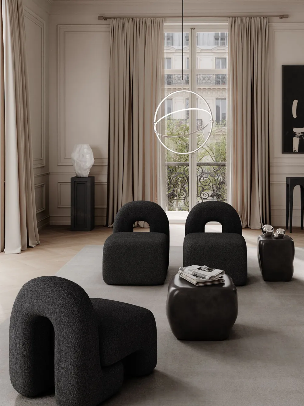  101 Copenhagen Ishi Coffee Table (40.5cm X 30cm) - Black 