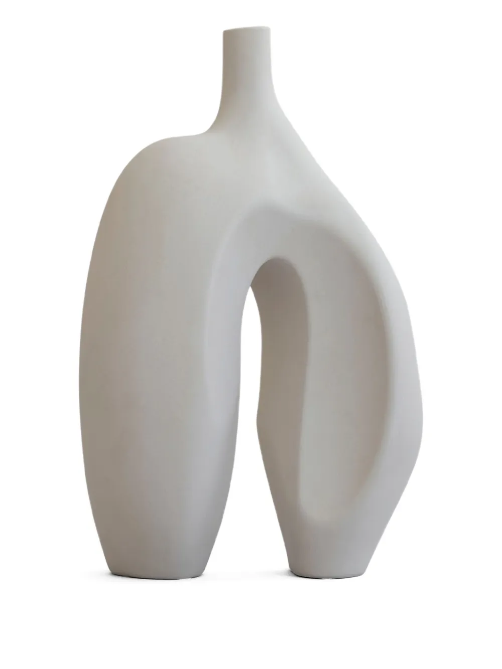 101 Copenhagen medium Ni abstract-shape vase (43cm x 21cm) | Neutrals | Image 1