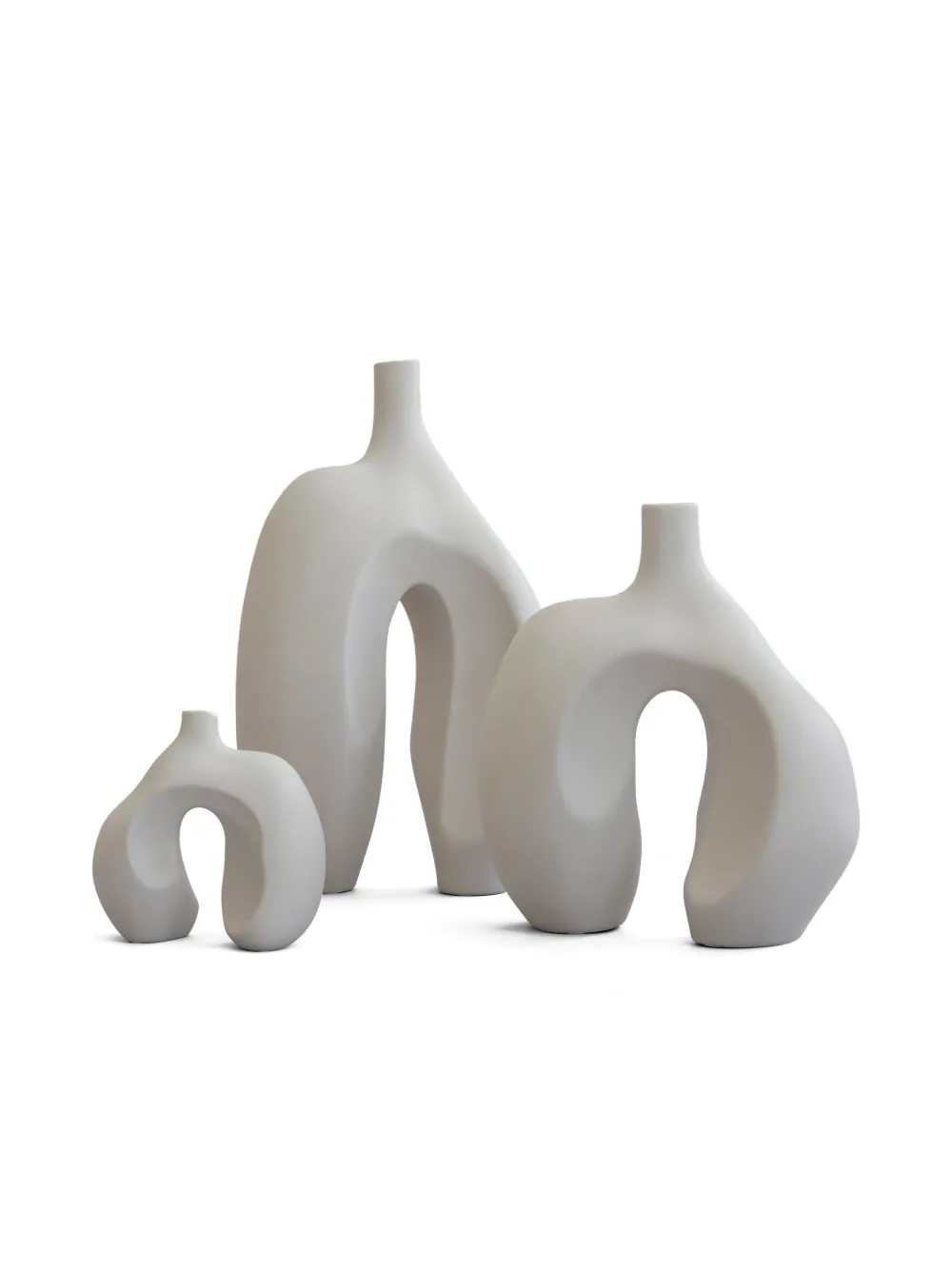 101 Copenhagen medium Ni abstract-shape vase (43cm x 21cm) | Vases | Image 2