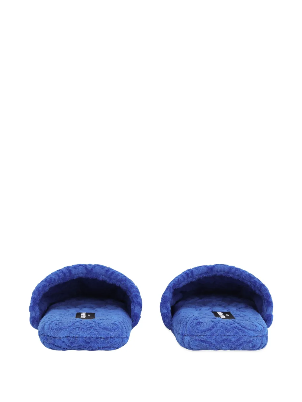 Dolce 
Gabbana Casa jacquard logo slippers Blue