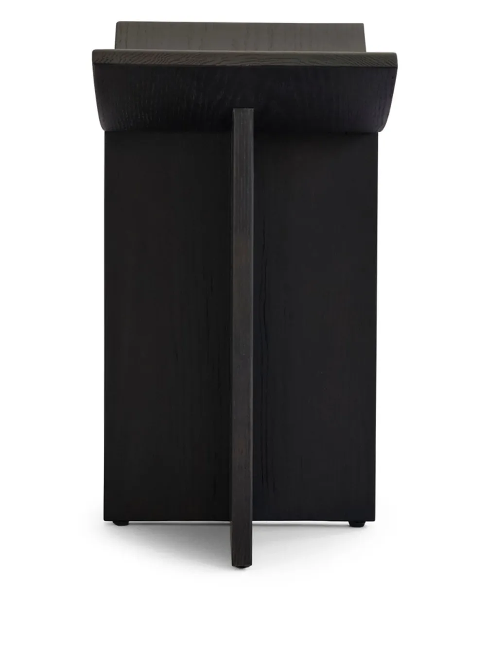 101 Copenhagen Curved-seat Oak Stool - Black 