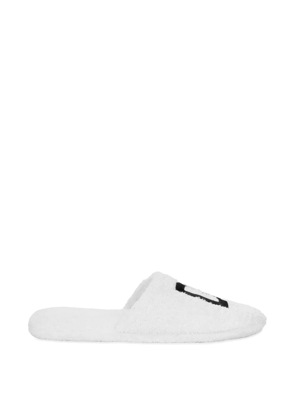 Dolce 
Gabbana Casa logo-embroidered slippers White
