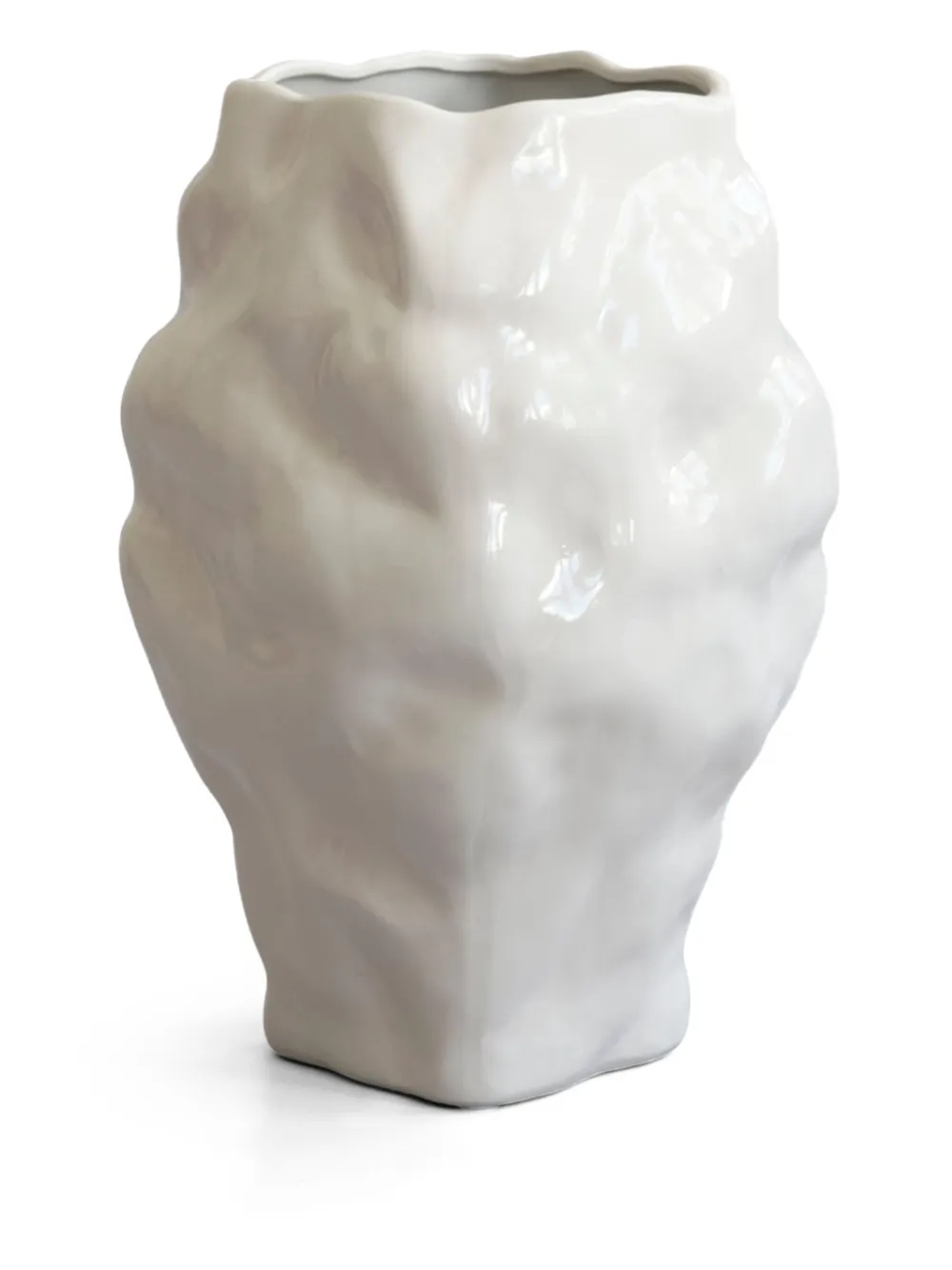 101 Copenhagen medium Katachi high-glaze vase (35cm x 22cm) | Neutrals | Image 1