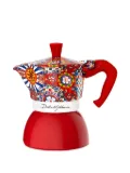 Dolce & Gabbana Casa x Bialetti Carretto patterned moka coffee maker - Red
