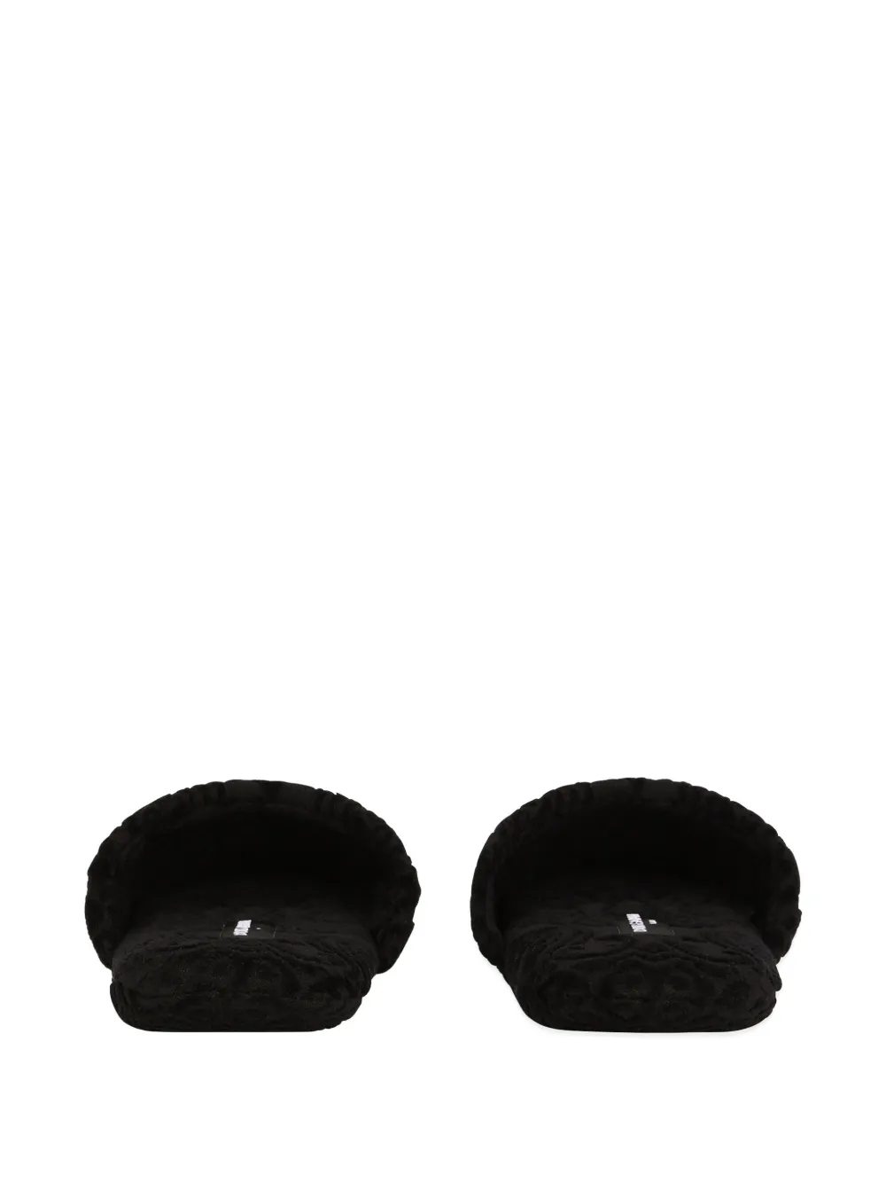 Dolce 
Gabbana Casa logo jacquard slippers U0008