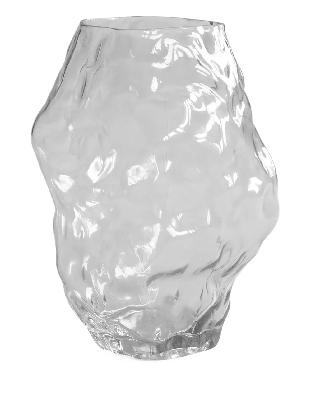 101 Copenhagen medium Katachi glass vase (35cm x 23.5cm) | White | Image 1