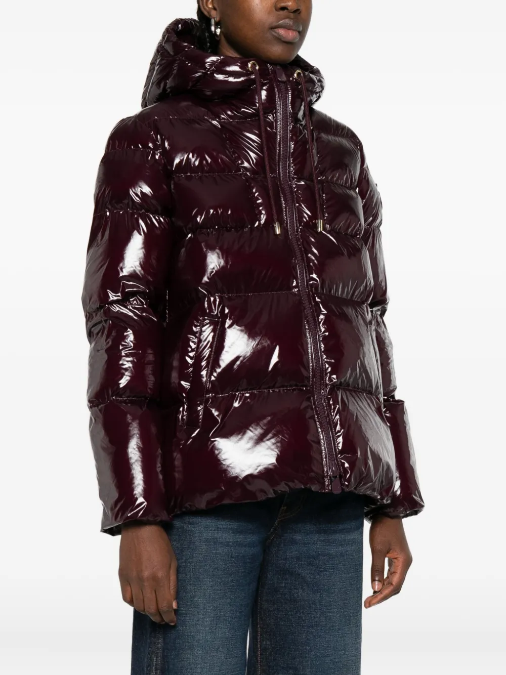 PINKO Jack met capuchon Paars