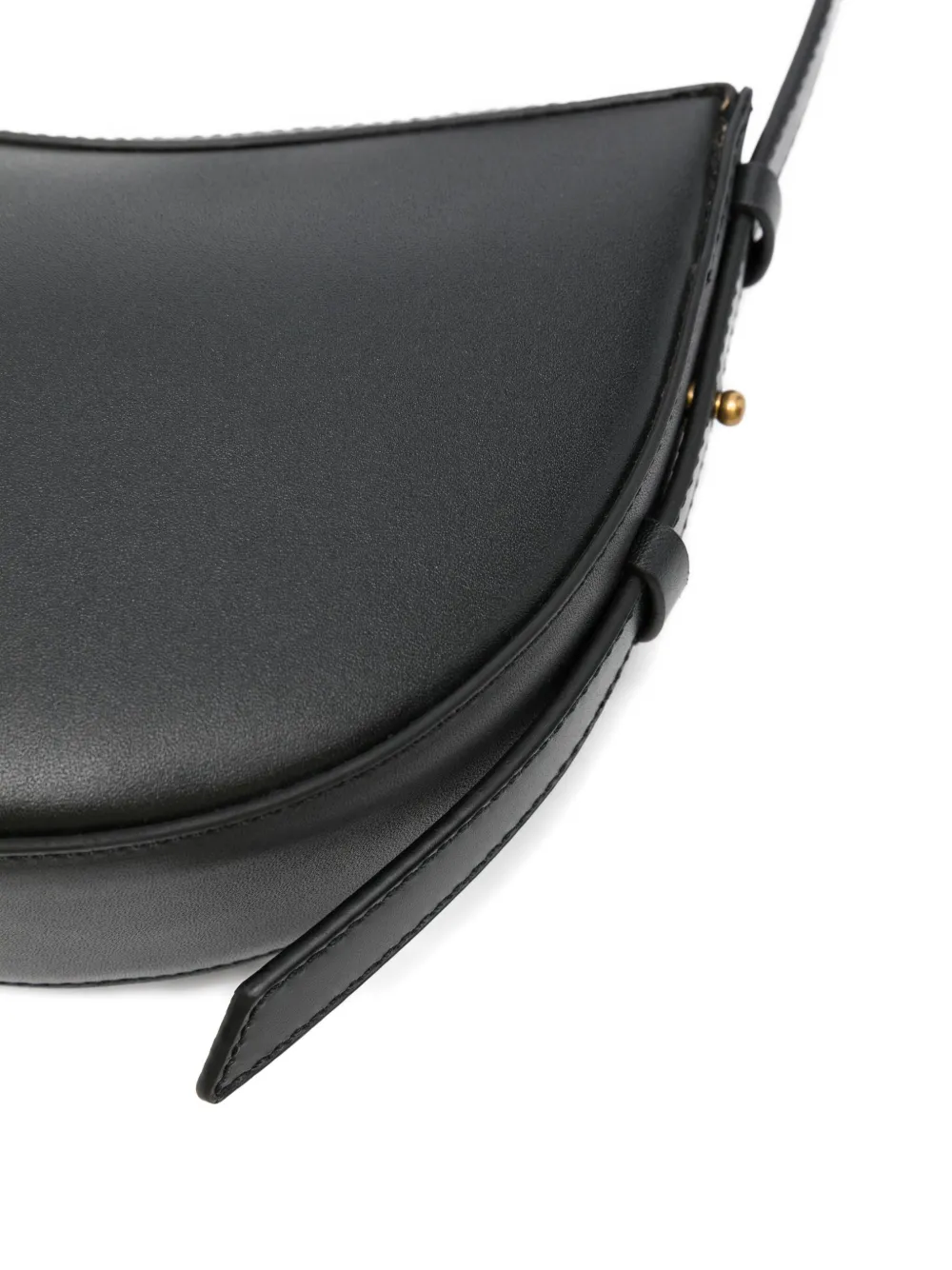 Soeur Zipper Shoulder Bag In Black