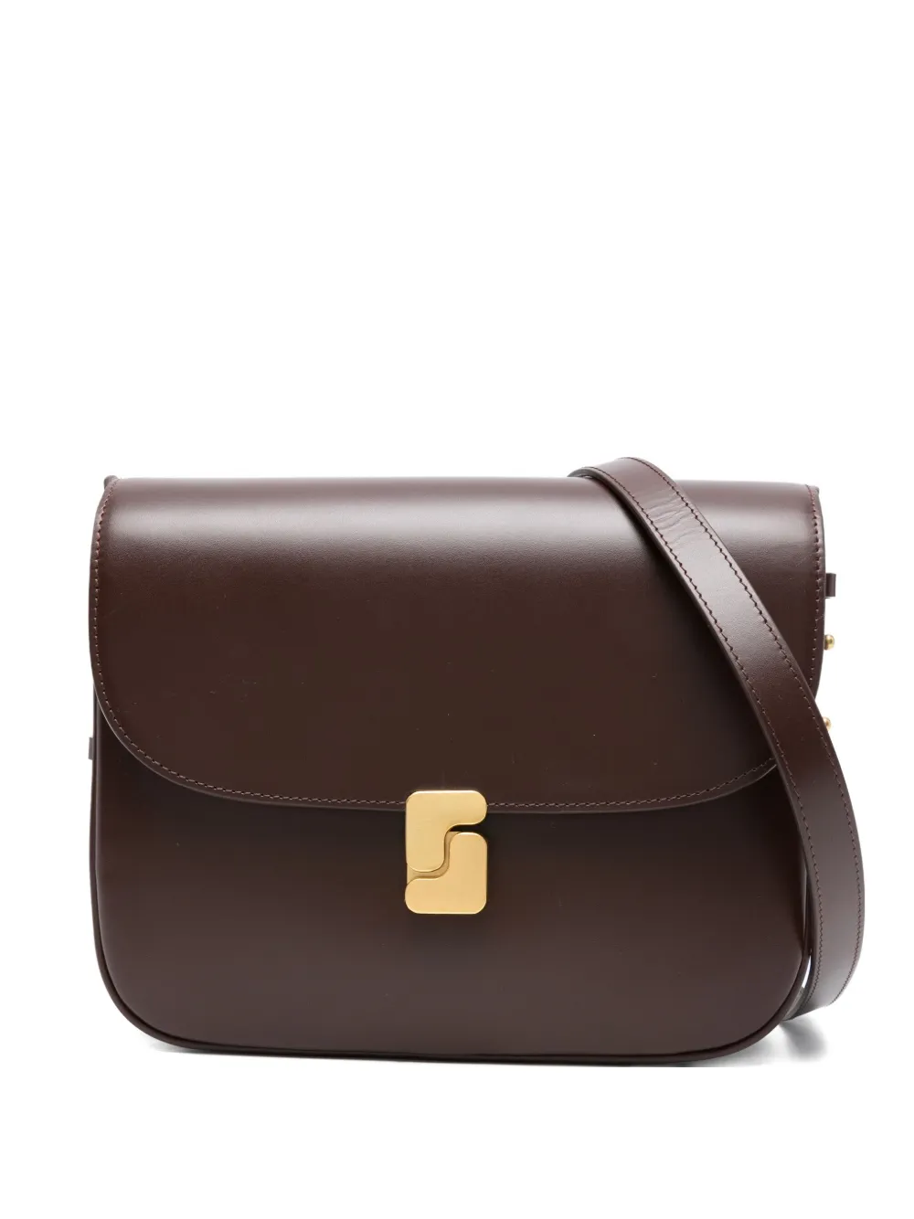 Soeur flap-closure cross body bag | Brown | Image 1