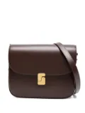 Soeur flap-closure cross body bag - Brown
