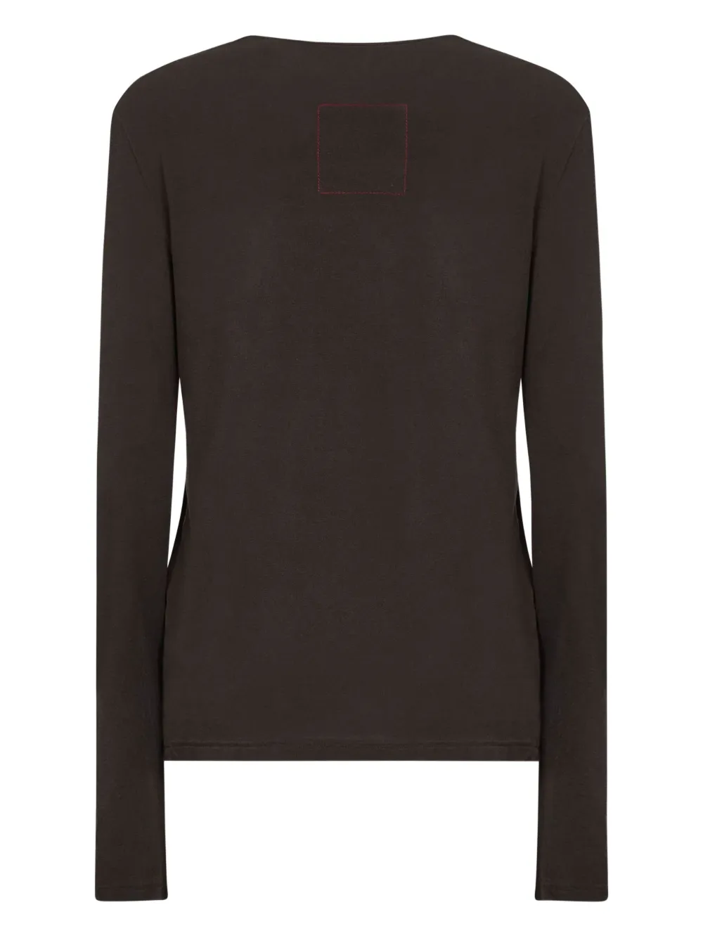 Uma Wang twisted-panel long-sleeve top - Bruin