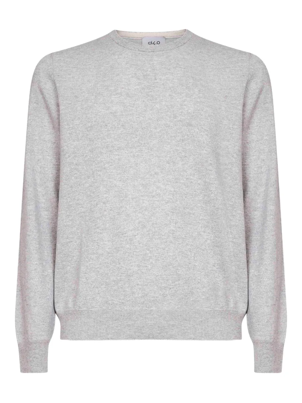 ribbed crew-neck sweater