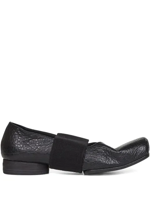 Uma Wang elasticated-band leather pumps