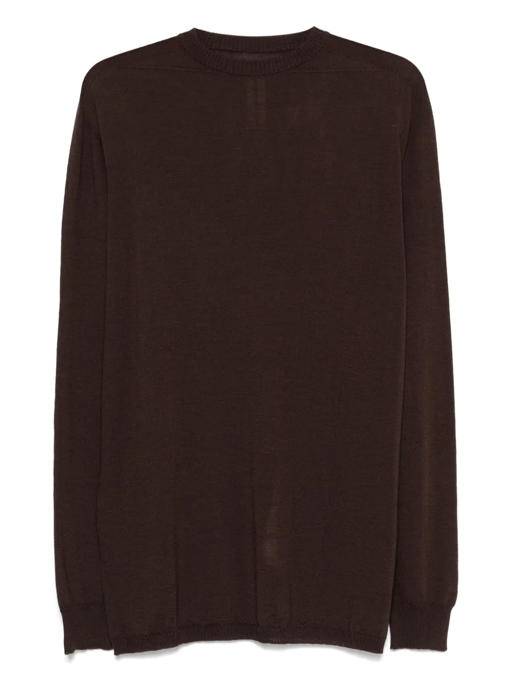 Rick Owens Wollen trui met ronde hals Bruin
