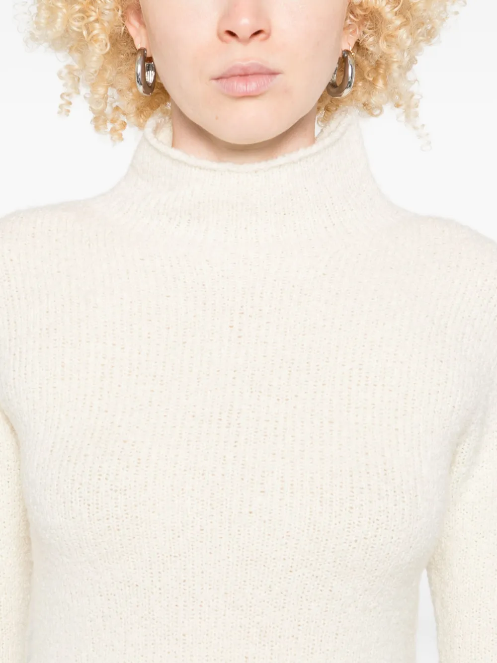 Roberto Collina Wool Sweater In White
