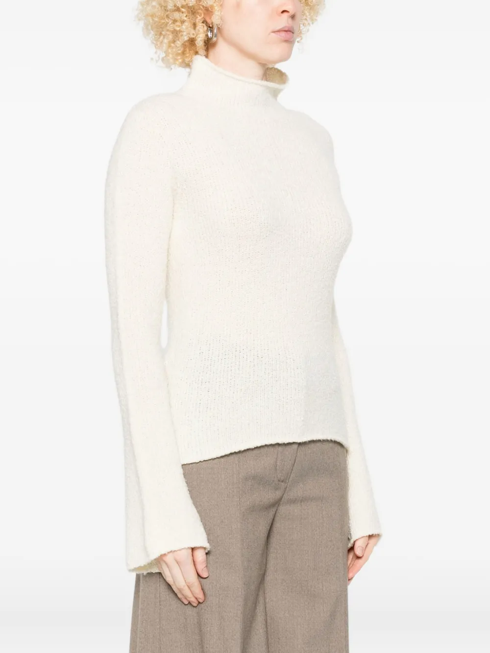 Roberto Collina Wool Sweater In White