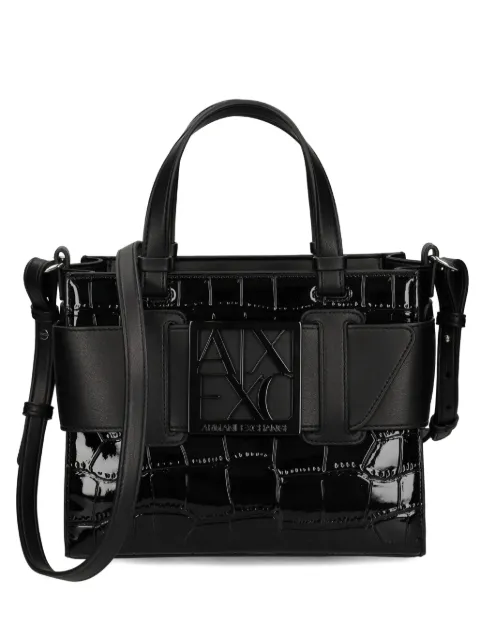 Armani Exchange small buckle-detail tote bag