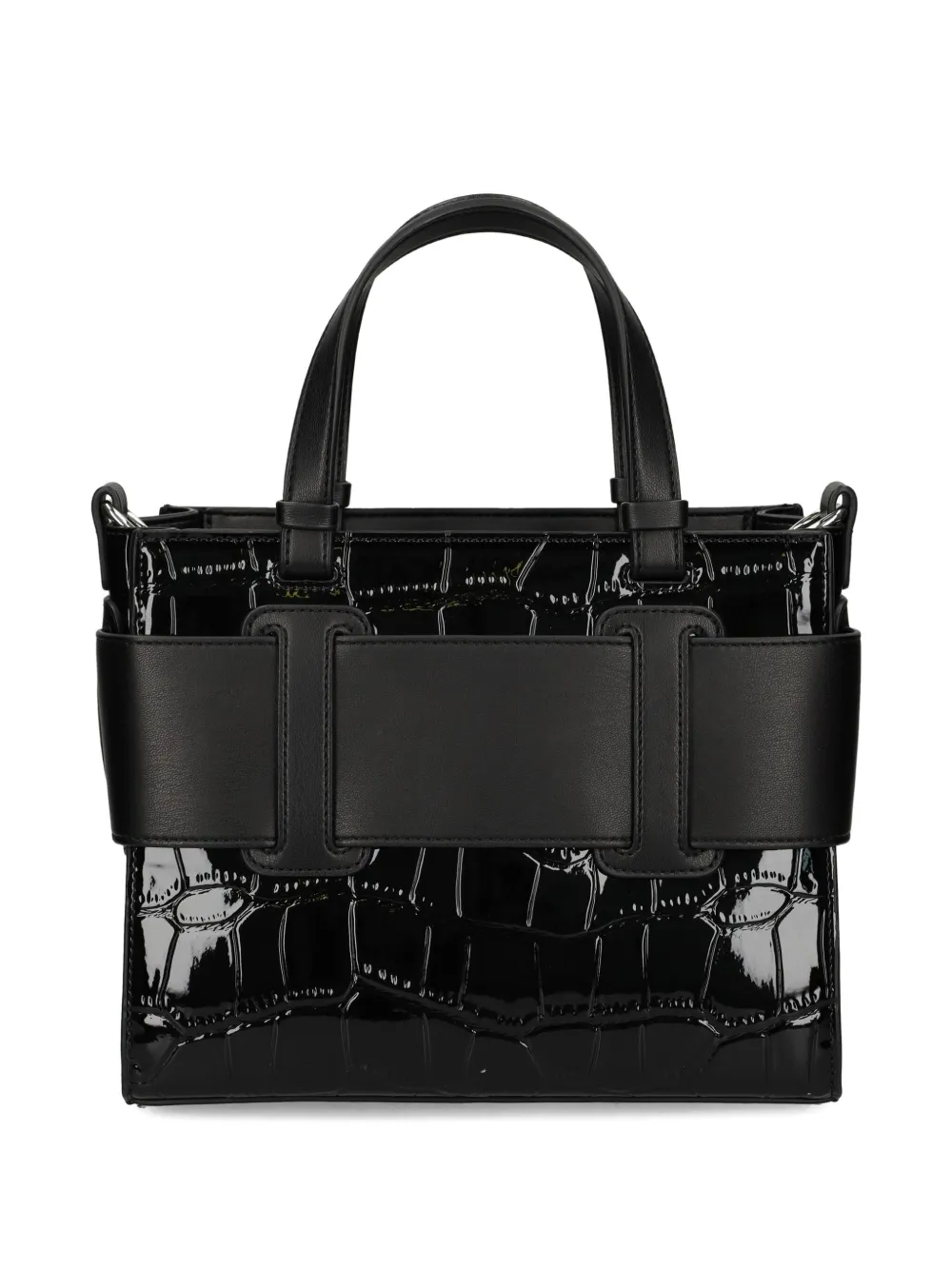 Armani Exchange small buckle-detail tote bag Zwart