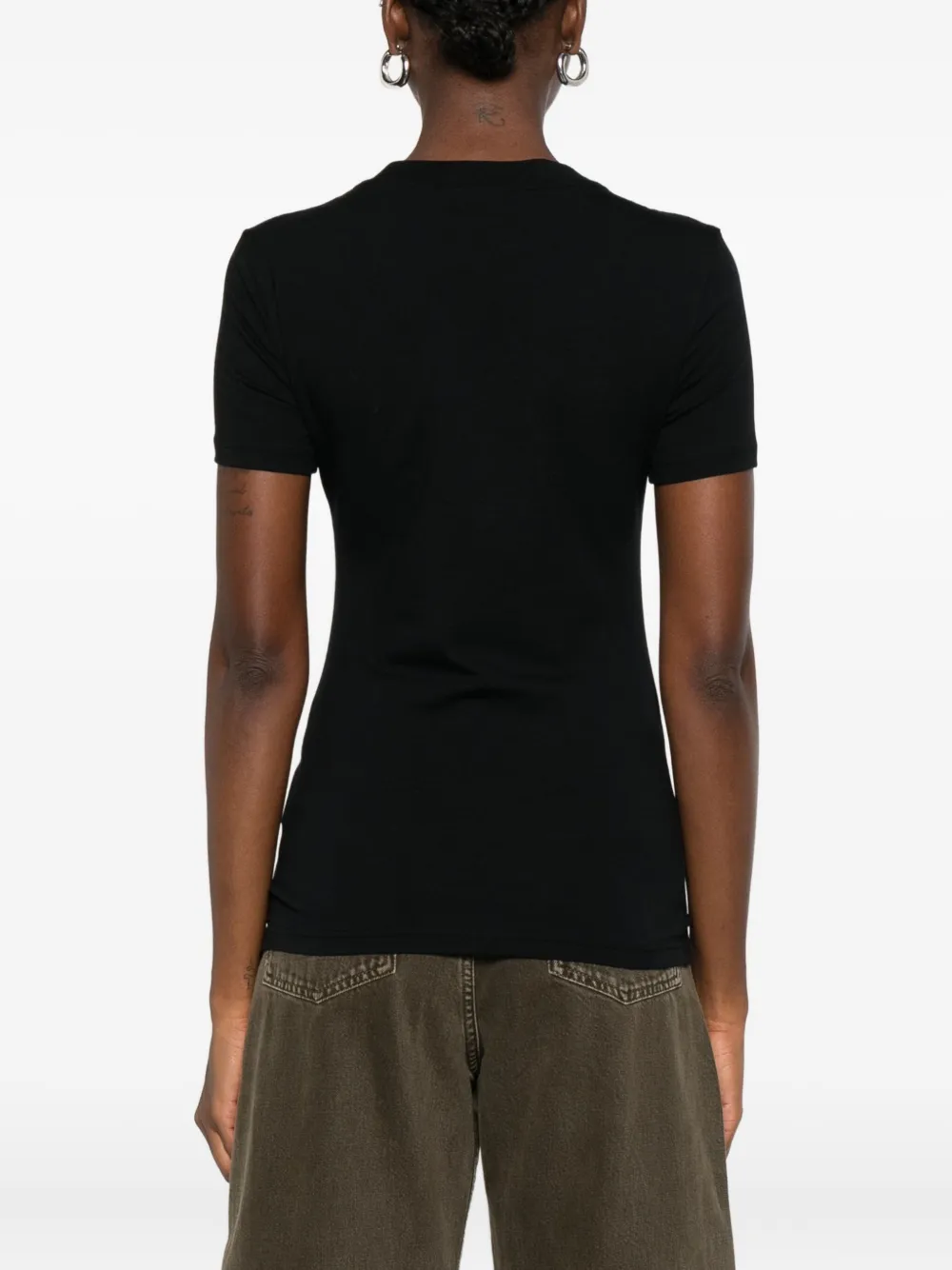 Versace Jeans Couture logo T-shirt Zwart