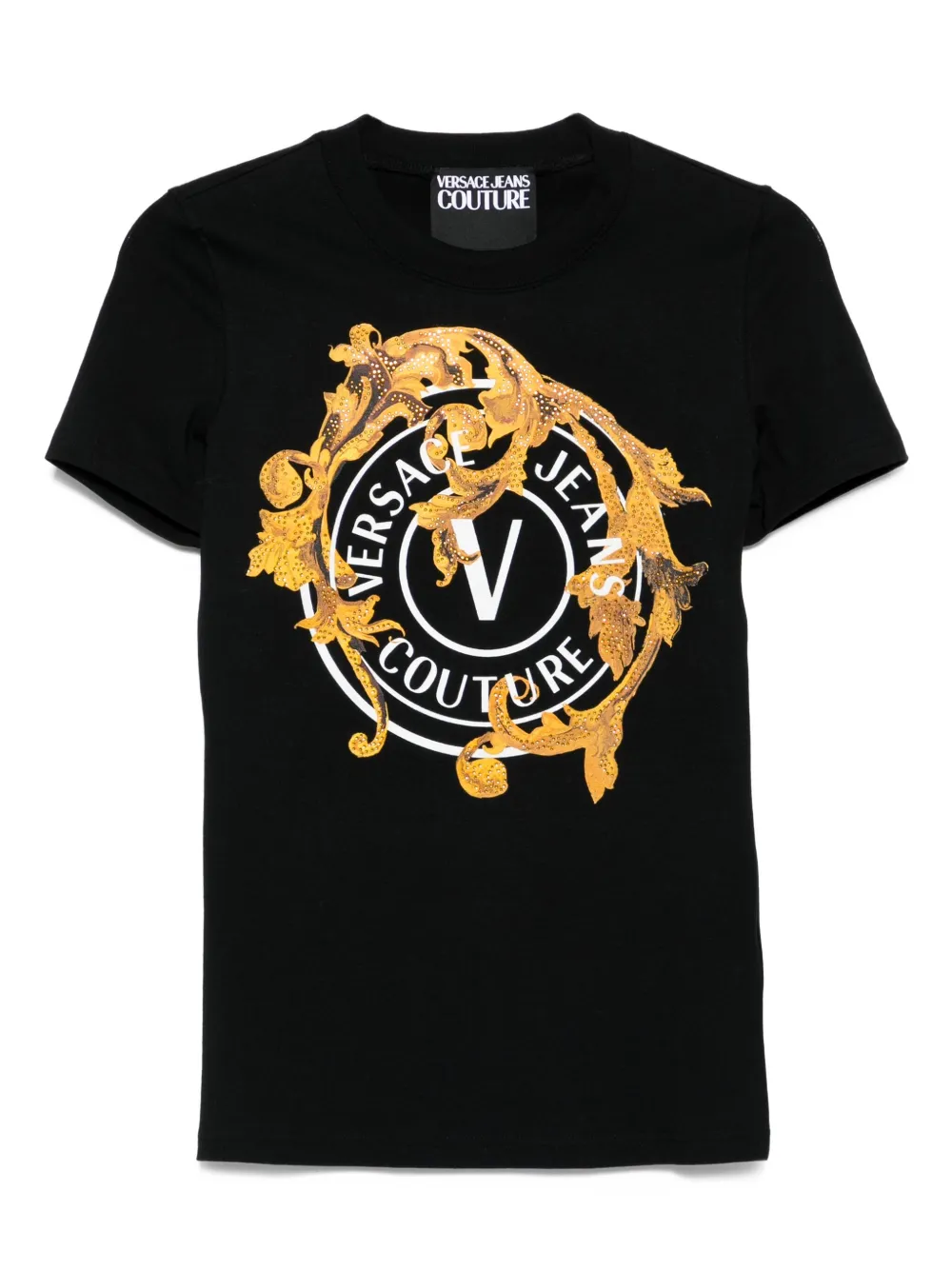 Versace Jeans Couture logo T-shirt Zwart