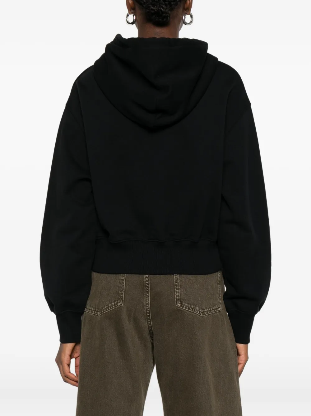 Versace Jeans Couture graphic-print hoodie Zwart