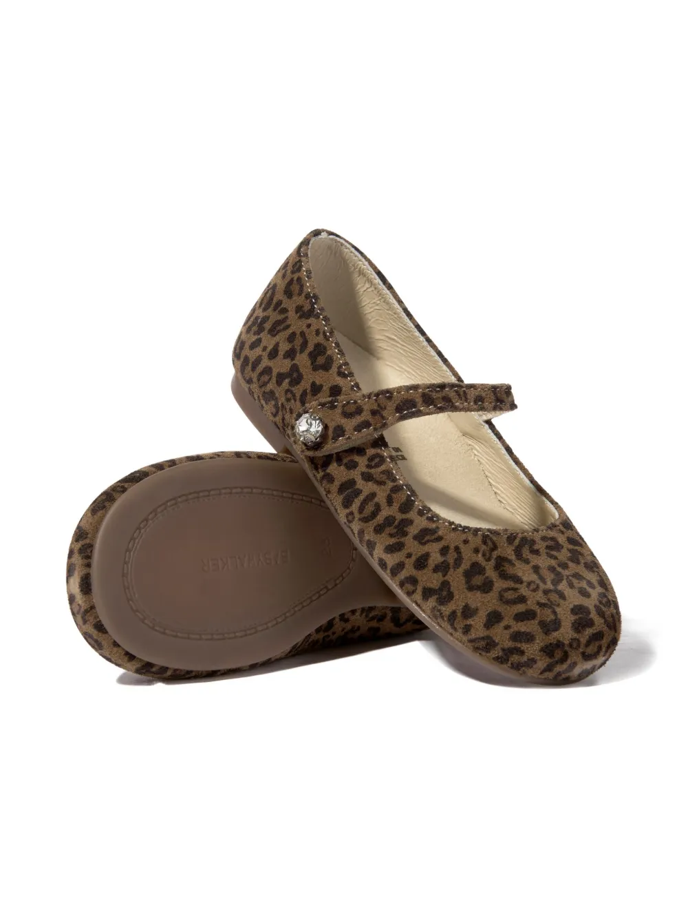 BabyWalker leopard-print ballerina shoes - Bruin