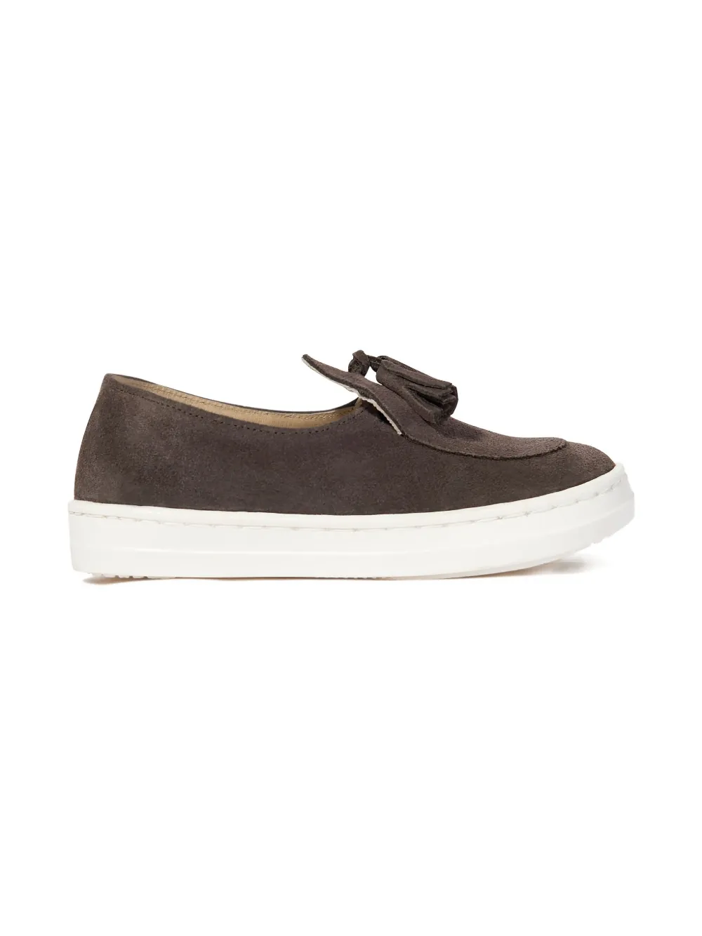 BabyWalker tassel-detail suede loafers Brown