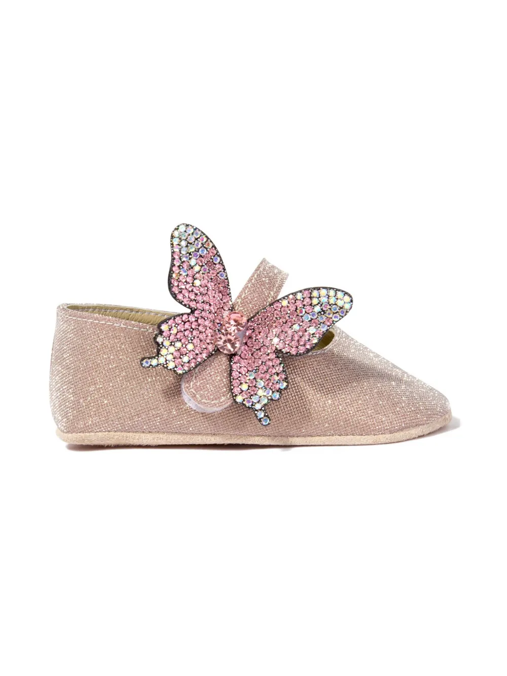 BabyWalker glitter butterfly ballerina Pink
