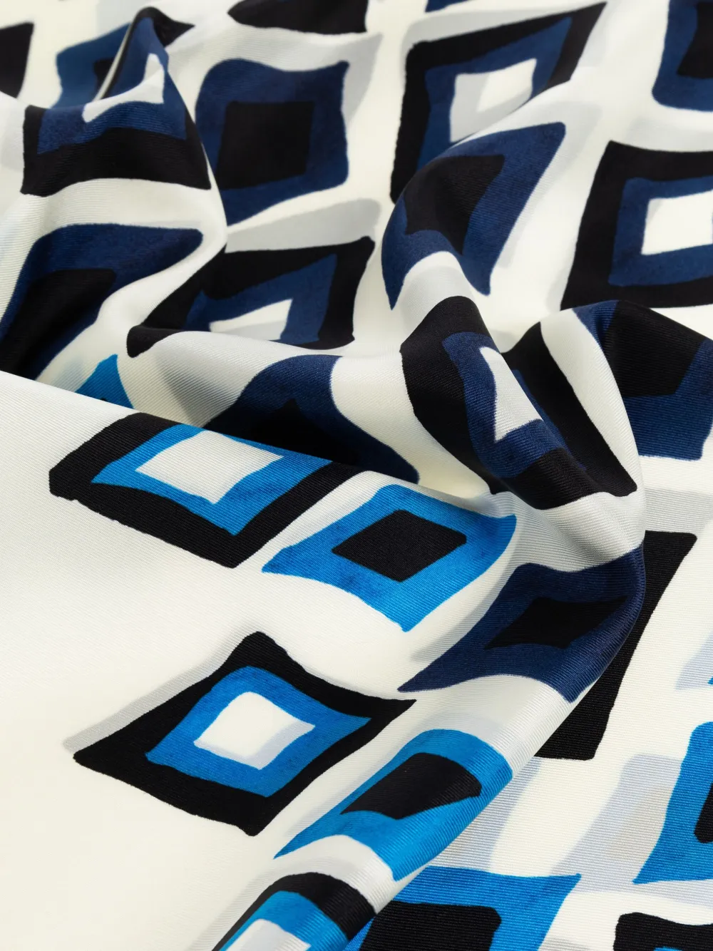 Lanvin Sjaal met geometrische print Wit