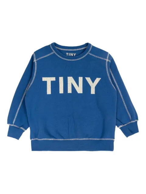 Tiny Cottons contrast-stitch sweatshirt