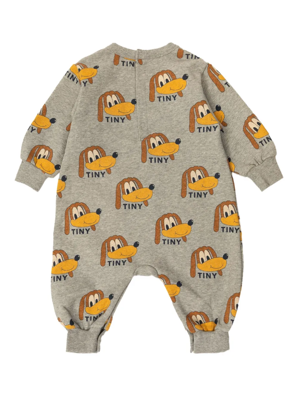 Tiny Cottons dog-print cotton jumpsuit - Grijs