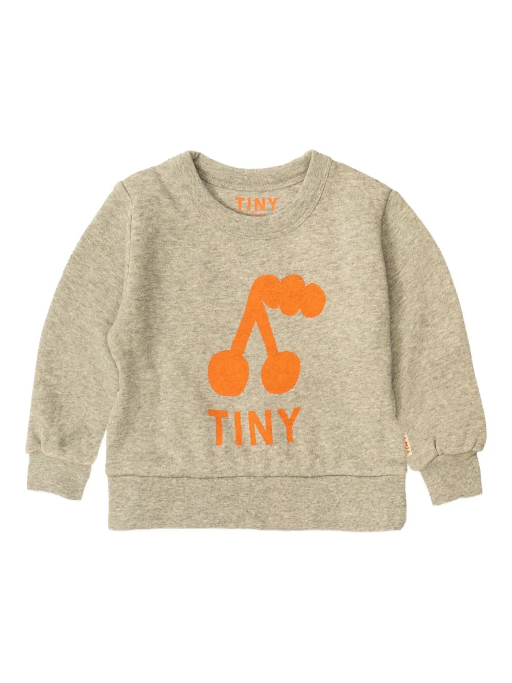Tiny Cottons Sweater met kersenprint Grijs