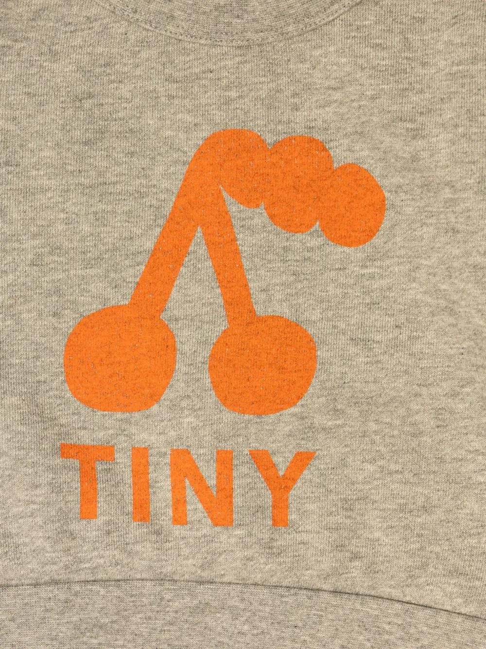 Tiny Cottons Sweater met kersenprint Grijs